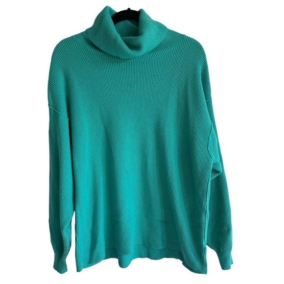 Free People Softly Structured Tunic Sweater in Oasis Blue, Size S - Picture 2 of 8